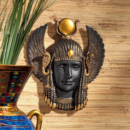 Design Toscano Goddess Isis, Protector of the Egyptian Kingdom Wall Sculpture WU76925
